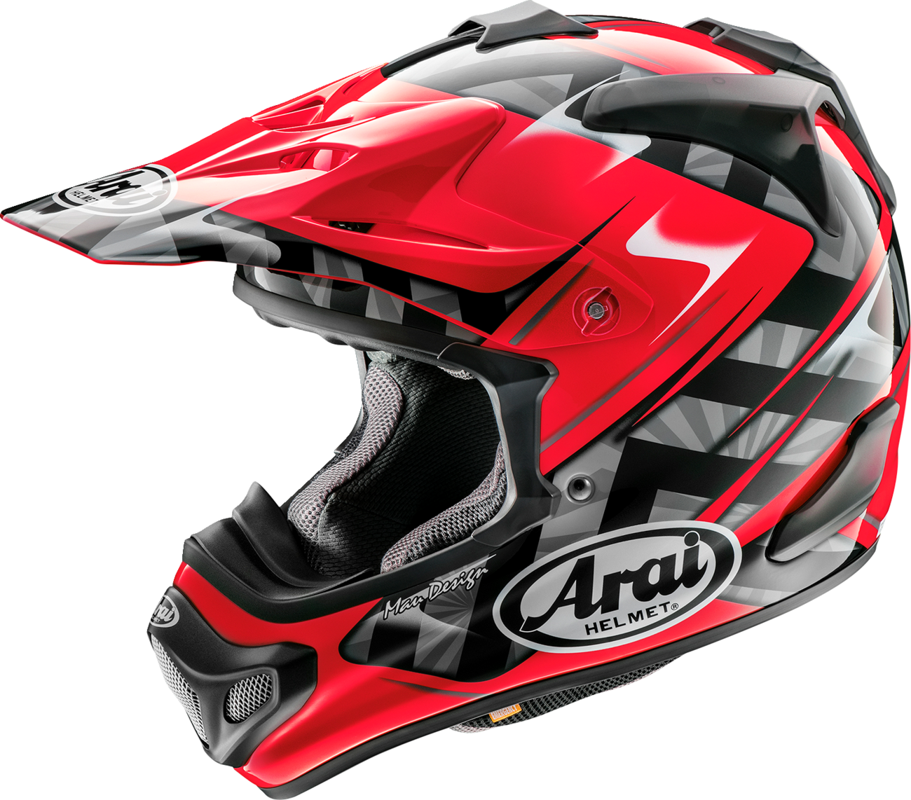 CASCO VENTILADO ARAI VX-PRO4 SCOOP ROJO