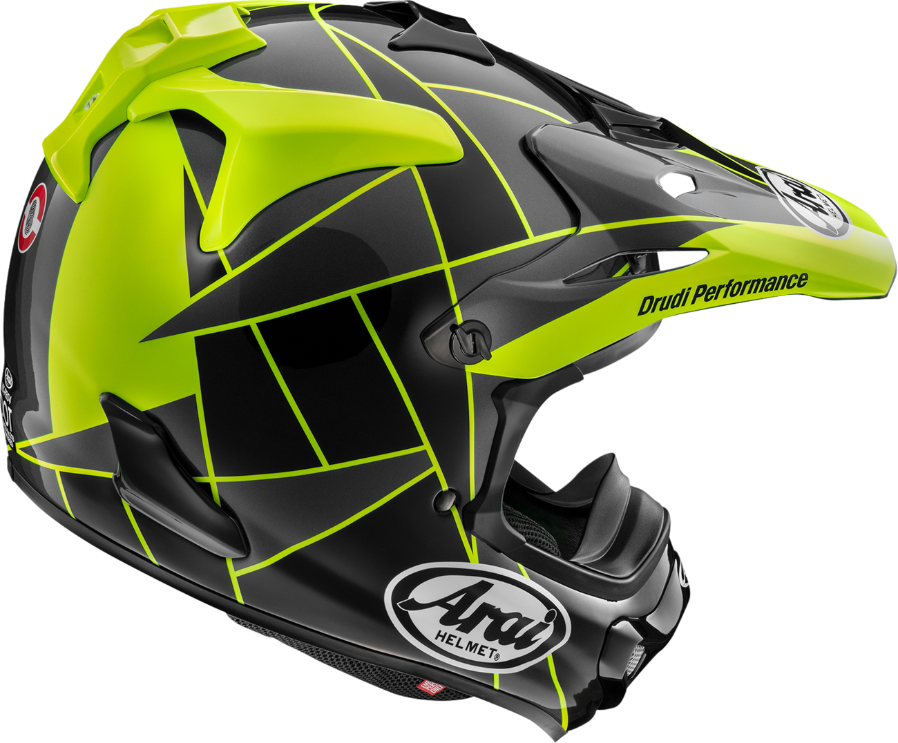 CASCO ARAI VX-PRO4 FRAGMENT AMARILLO