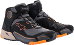 ZAPATOS DE MOTOCICLISMO ALPINESTARS CR-X DRYSTAR NEGRO/MARRON/NARANJA