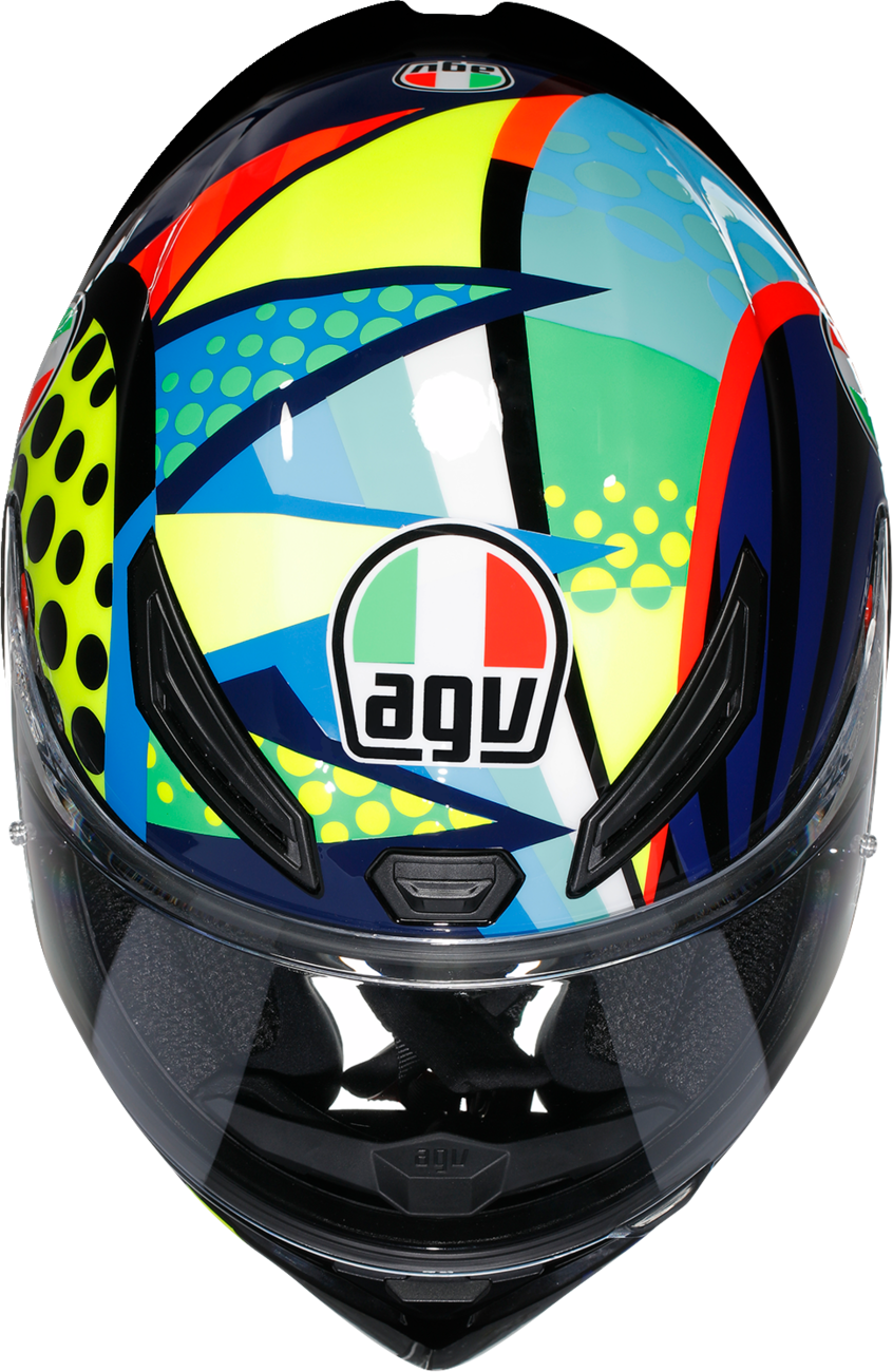 CASCO INTEGRAL AGV K1 S ROSSI WINTER TEST 2020