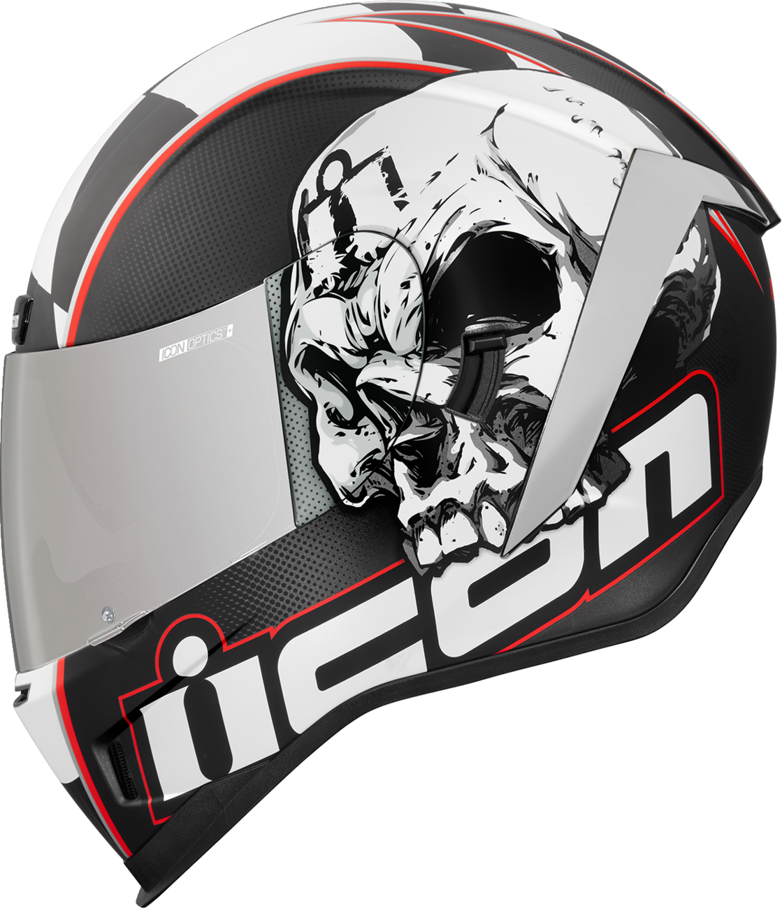 CASCO ICON AIRFORM DEATH OR GLORY OSCURO NARANJA NEGRO