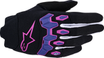 GUANTES ALPINESTARS FULL BORE V2 PURPURA/NEGRO