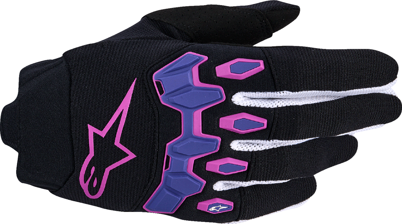 GUANTES ALPINESTARS FULL BORE V2 PURPURA/NEGRO