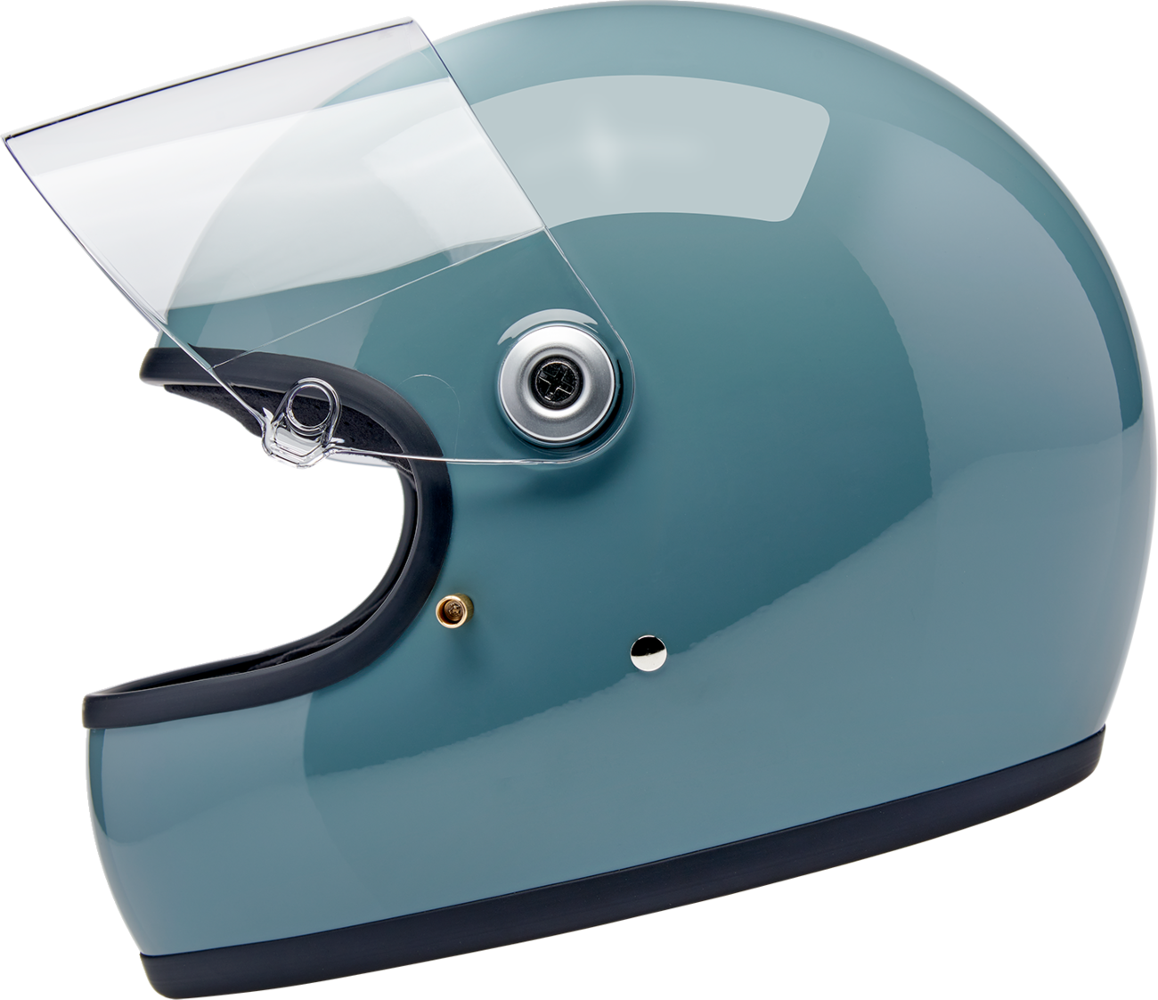 CASCO INTEGRAL BILTWELL GRINGO S AZUL AGAVE BRILLANTE