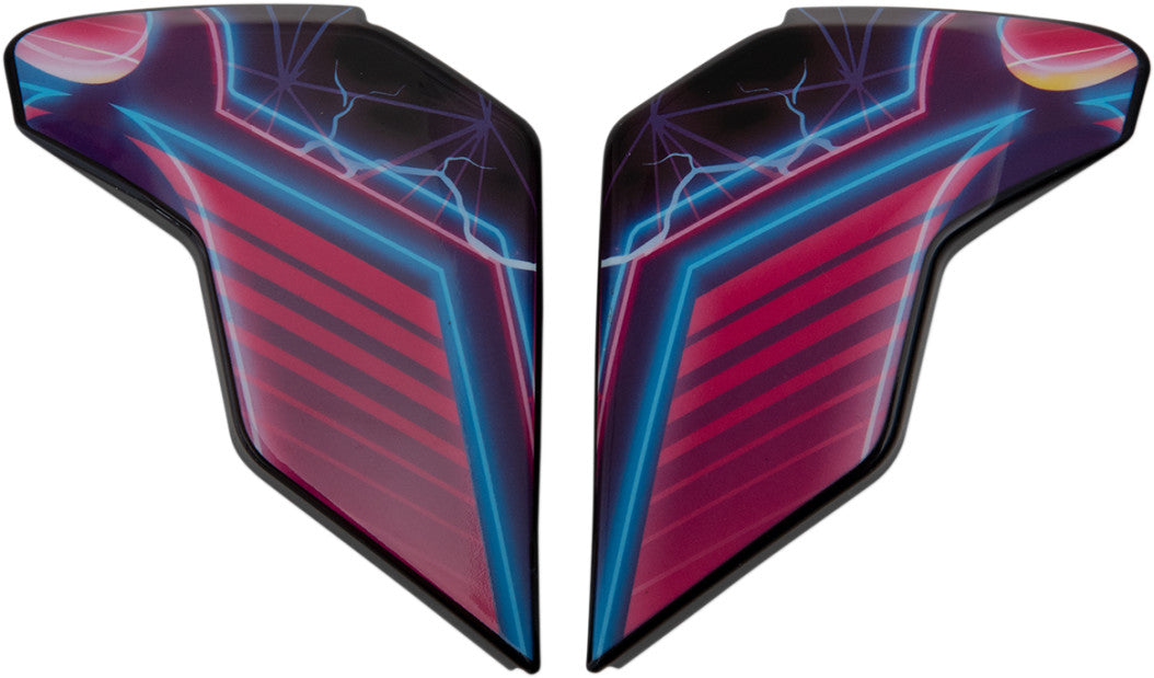 PLACA LATERAL CASCO ICON AIRFLITE SYNTHWAVE PURPURA