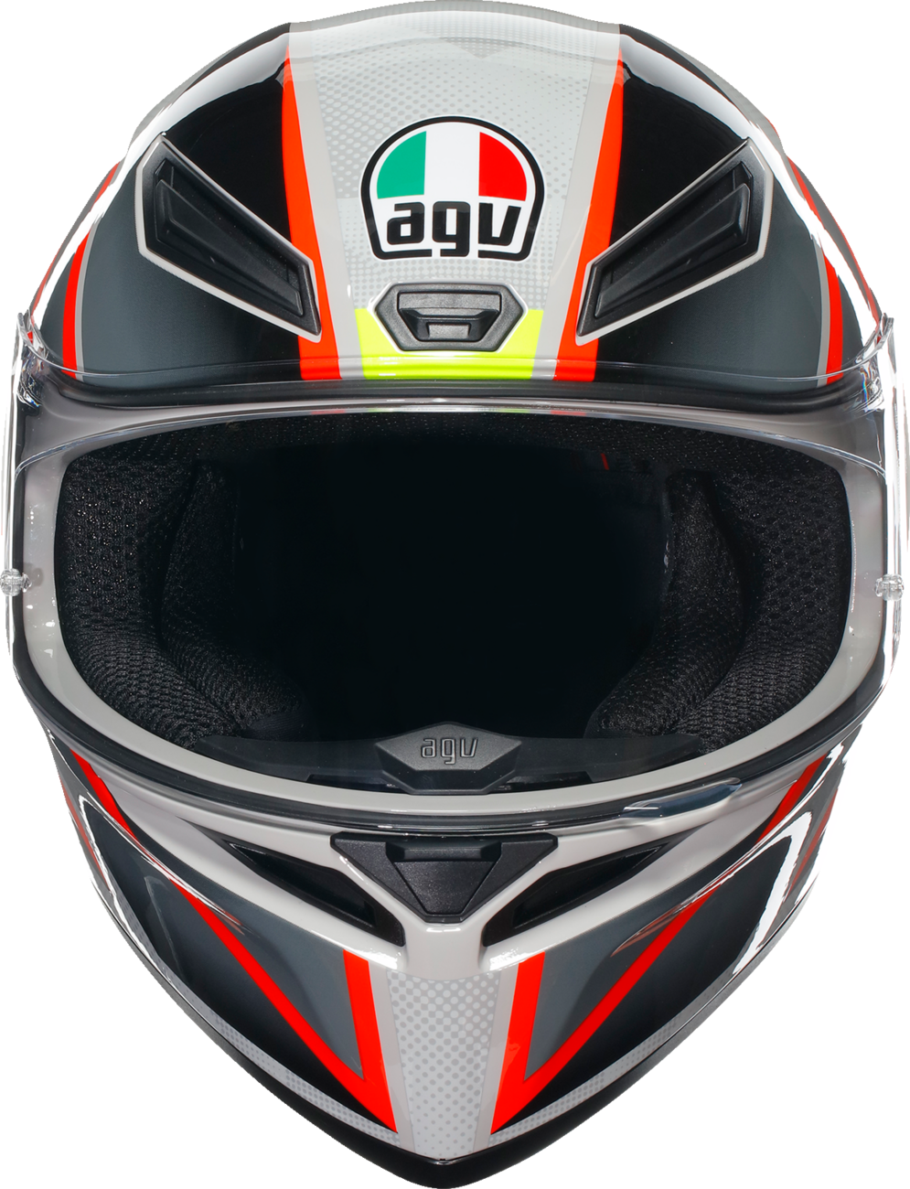 CASCO INTEGRAL AGV K1S BLIPPER GRIS ROJO