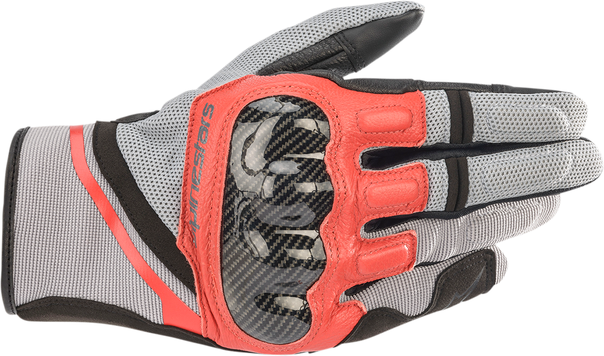 GUANTES ALPINESTARS CHROME GRAFICO NEGRO/AZUL/ROJO