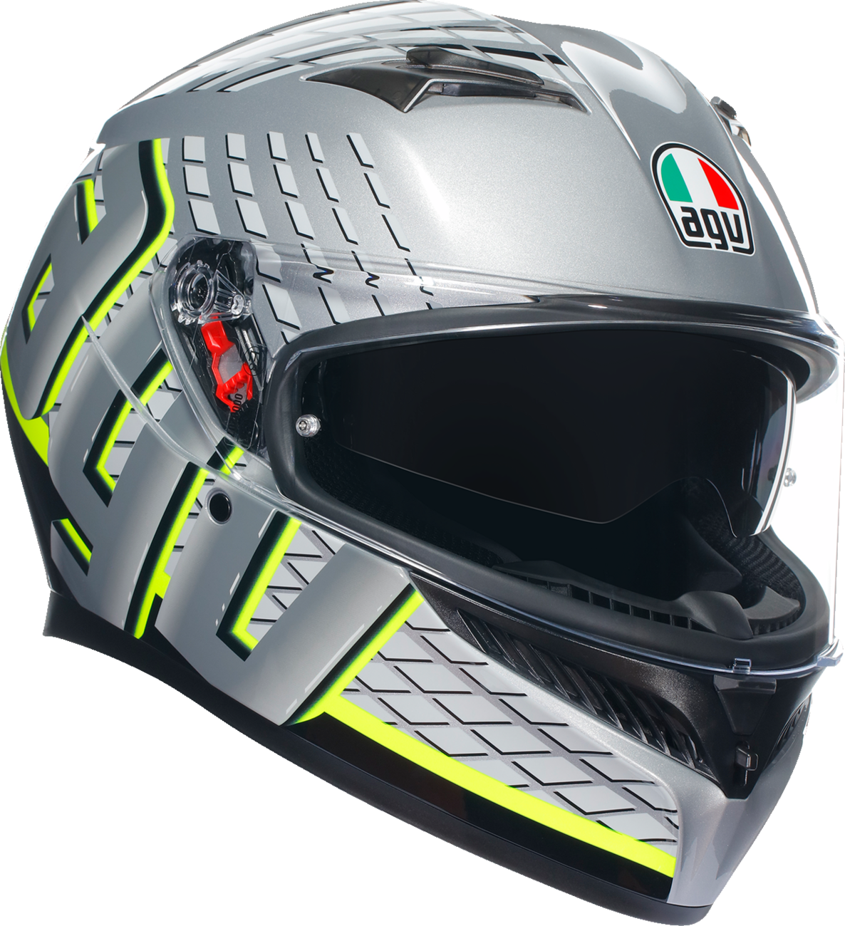 CASCO INTEGRAL AGV K3 FORTIFY GIALLO AZUL FLUO