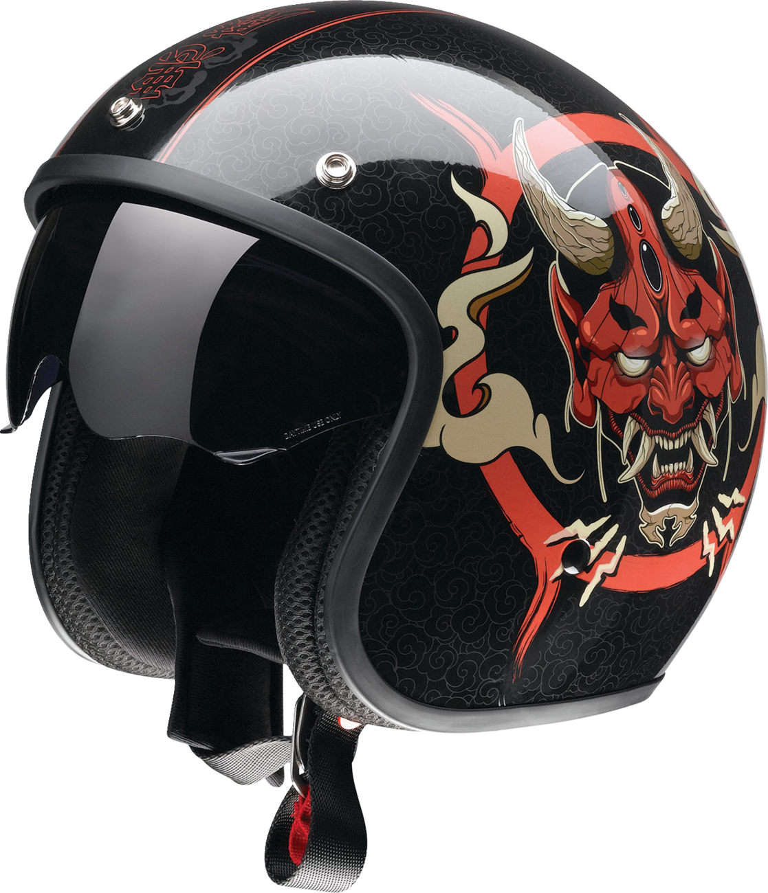 CASCO INTEGRAL Z1R SATURN DEVILISH NEGRO/ROJO
