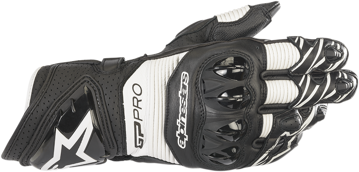 GUANTES ALPINESTARS GP PRO RS3 NEGRO/BLANCO