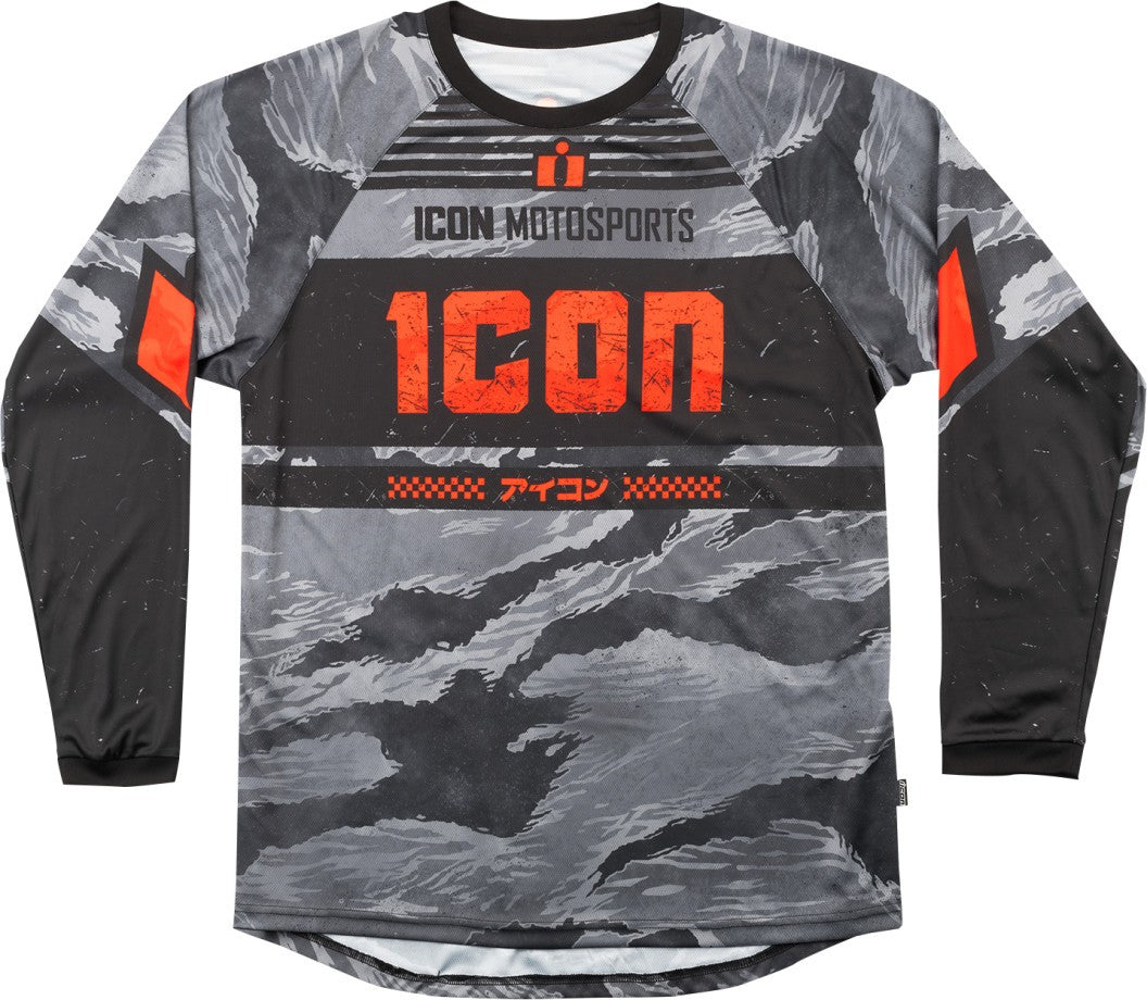 JERSEY ICON TIGER BLOOD CAMUFLAJE GRIS