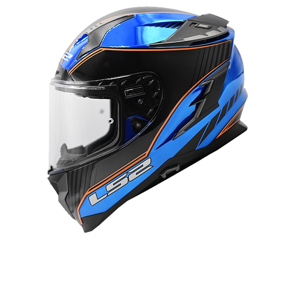 CASCO LS2 CHALLENGER GT BOSS AZUL BRILLANTE