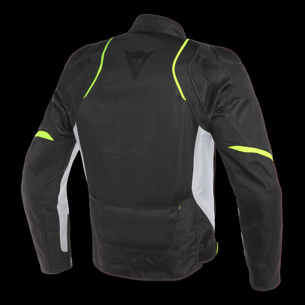 CHAQUETA DAINESE AIR MASTER NEGRO GRIS AMARILLO FLUORESCENTE