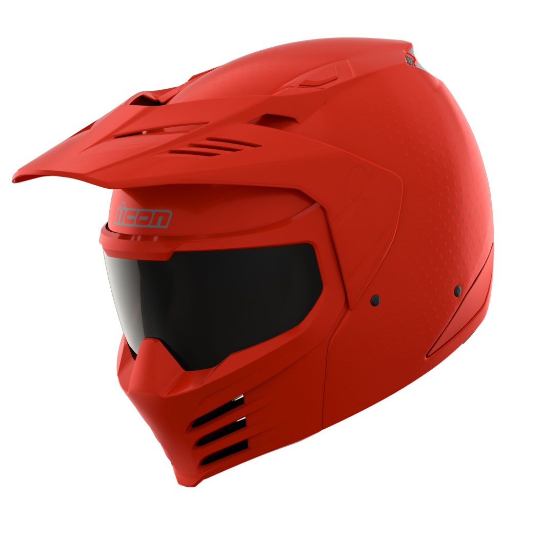 CASCO ICON ELSINORE MONOTYPE ROJO