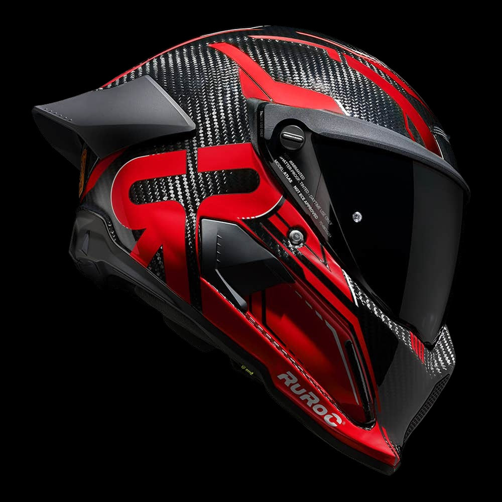 CASCO RUROC ATLAS 4.0 TRACK INFERNO ROJO