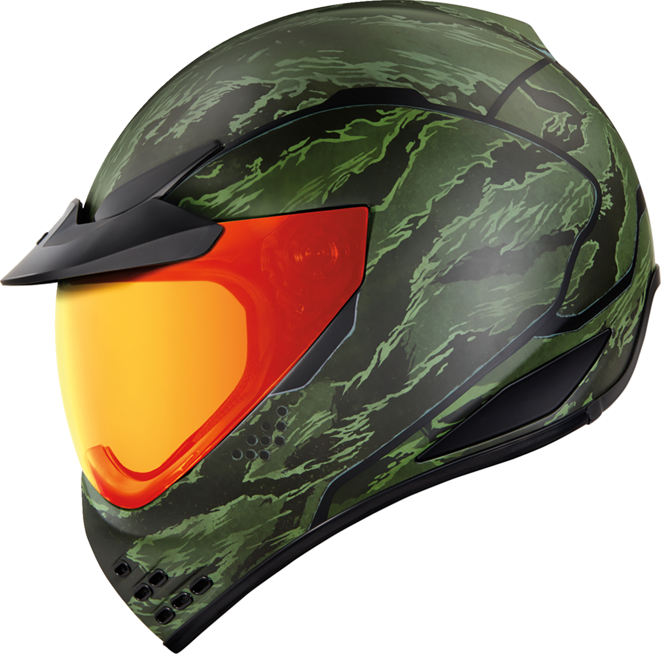 CASCO ICON DOMAIN TIGERBLOOD VERDE