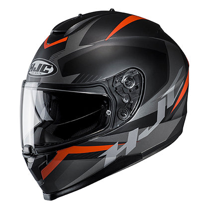 CASCO HJC HELMETS C70 TROKY NEGRO - GRIS - AMARILLO FLUO