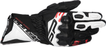 GUANTES ALPINESTARS SP-3 NEGRO/BLANCO/ROJO FLUORESCENTE
