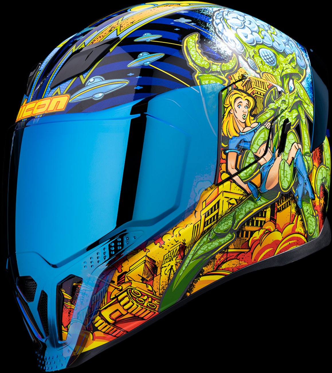 CASCO ICON AIRFLITE BUGOID BLITZ AZUL