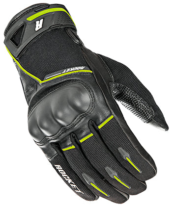 GUANTES JOE ROCKET SUPER MOTO NEGRO ALTO-VISIBLE