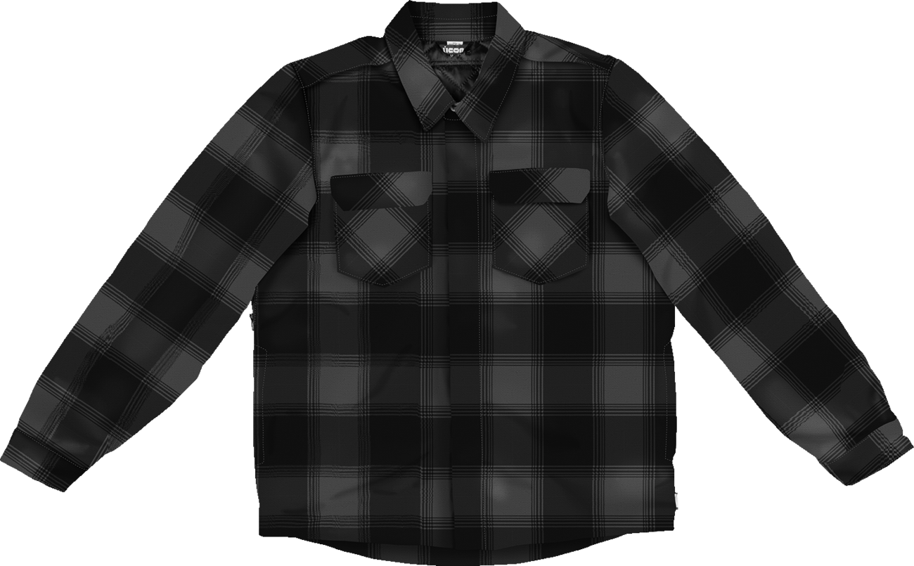 CHAQUETA ICON FALLBLOCK CX FLANNEL NEGRO