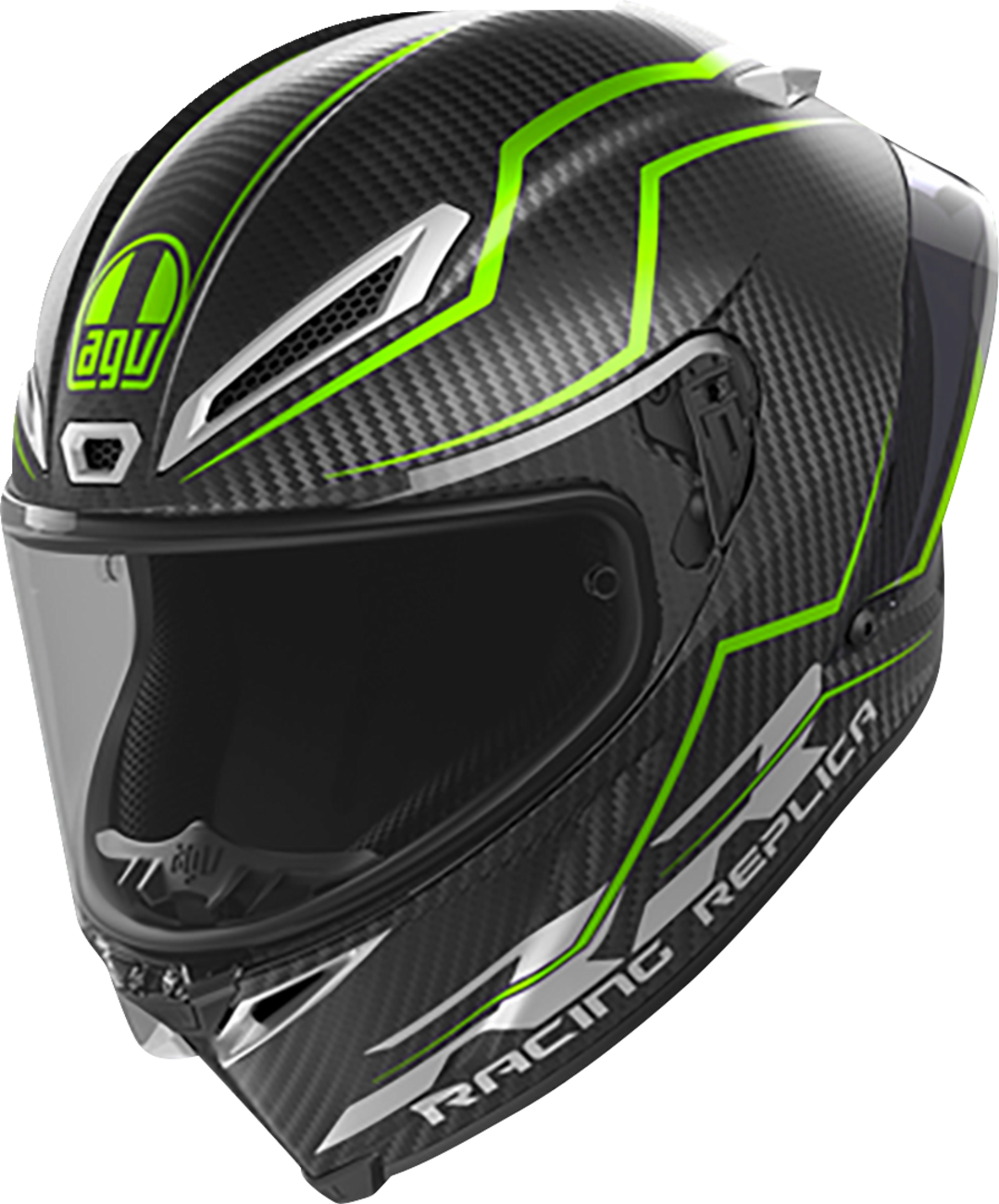 CASCO INTEGRAL AGV PISTA GP RR NEGRO CARBONO
