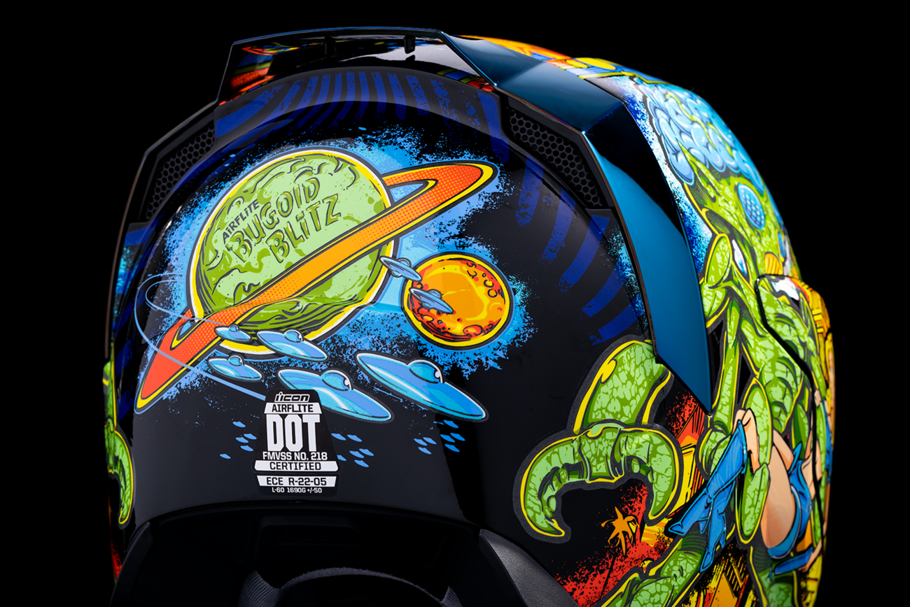 CASCO ICON AIRFLITE BUGOID BLITZ AZUL