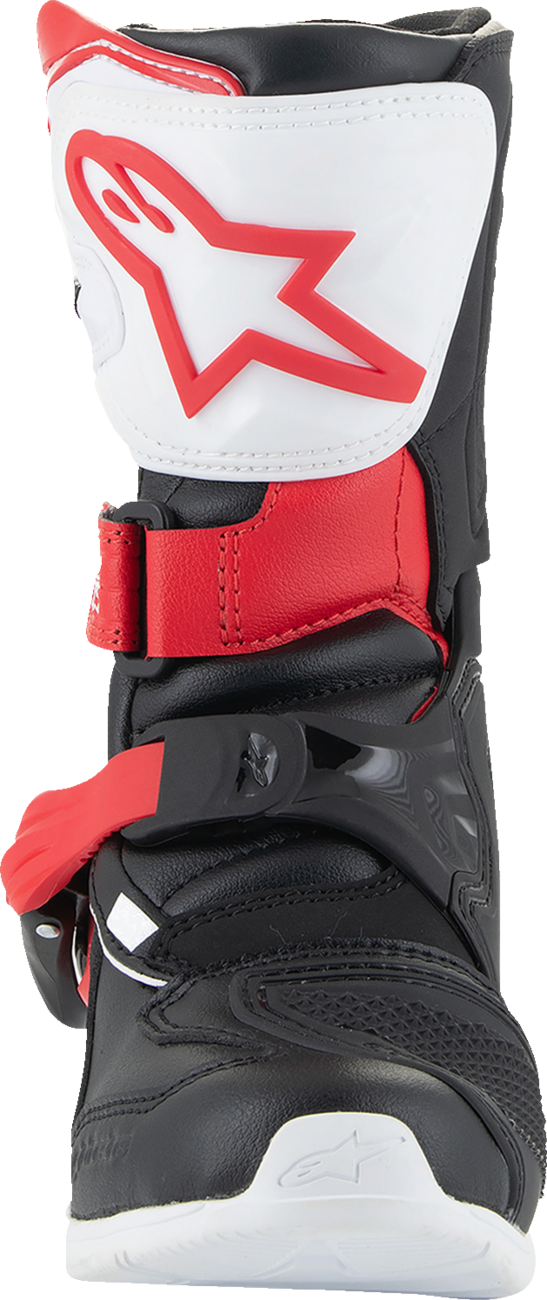 BOTAS ALPINESTARS TECH 3S PARA NIÑOS BLANCO/NEGRO/ROJO