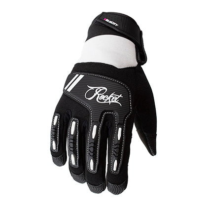 GUANTES JOE ROCKET VELOCITY 3.0 NEGRO/BLANCO PARA DAMA