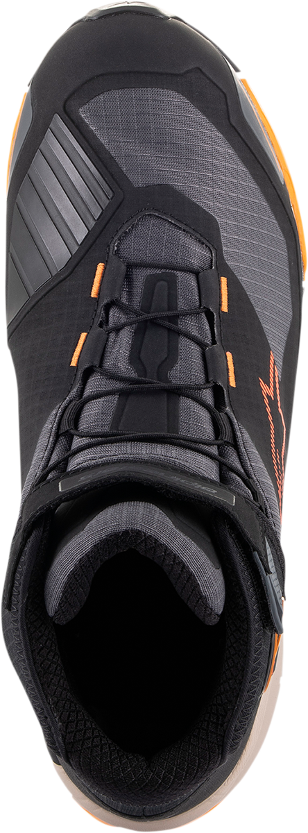 ZAPATOS DE MOTOCICLISMO ALPINESTARS CR-X DRYSTAR NEGRO/MARRON/NARANJA