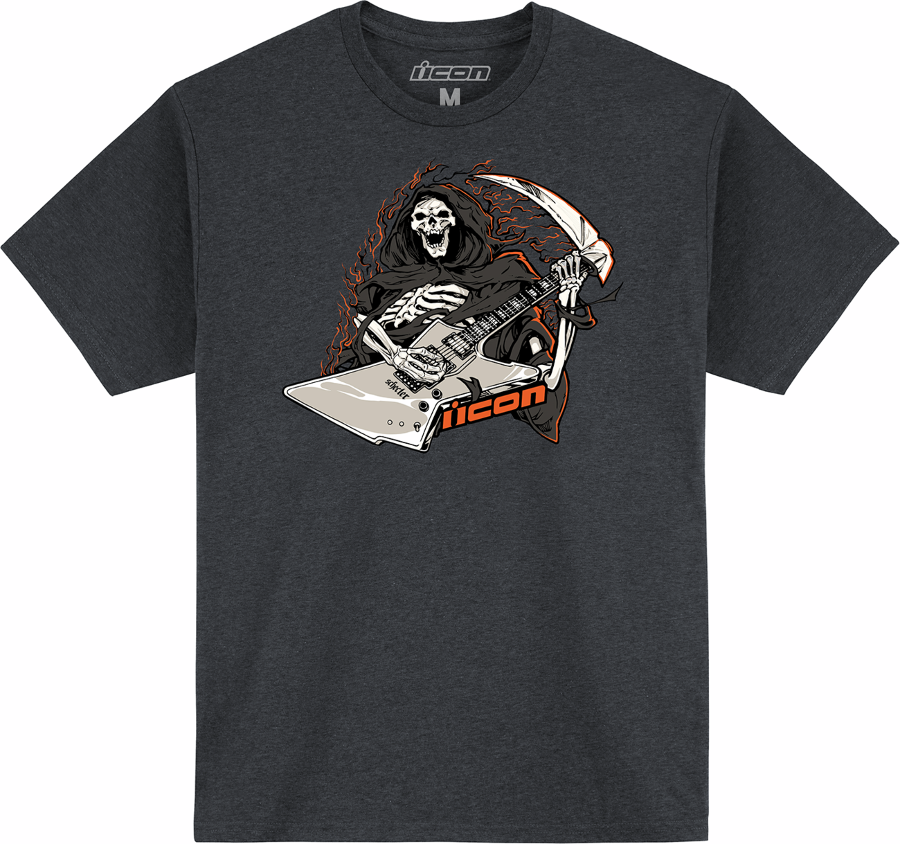 CAMISETA ICON GRIM SHREDDER GRIS HEATHER
