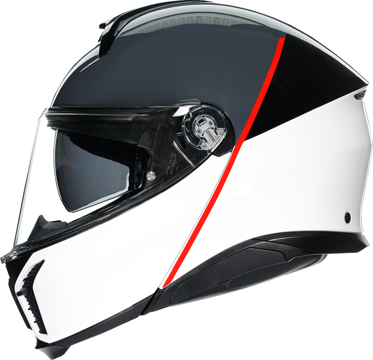 CASCO AGV TOURMODULAR BALANCE ROJO GRIS