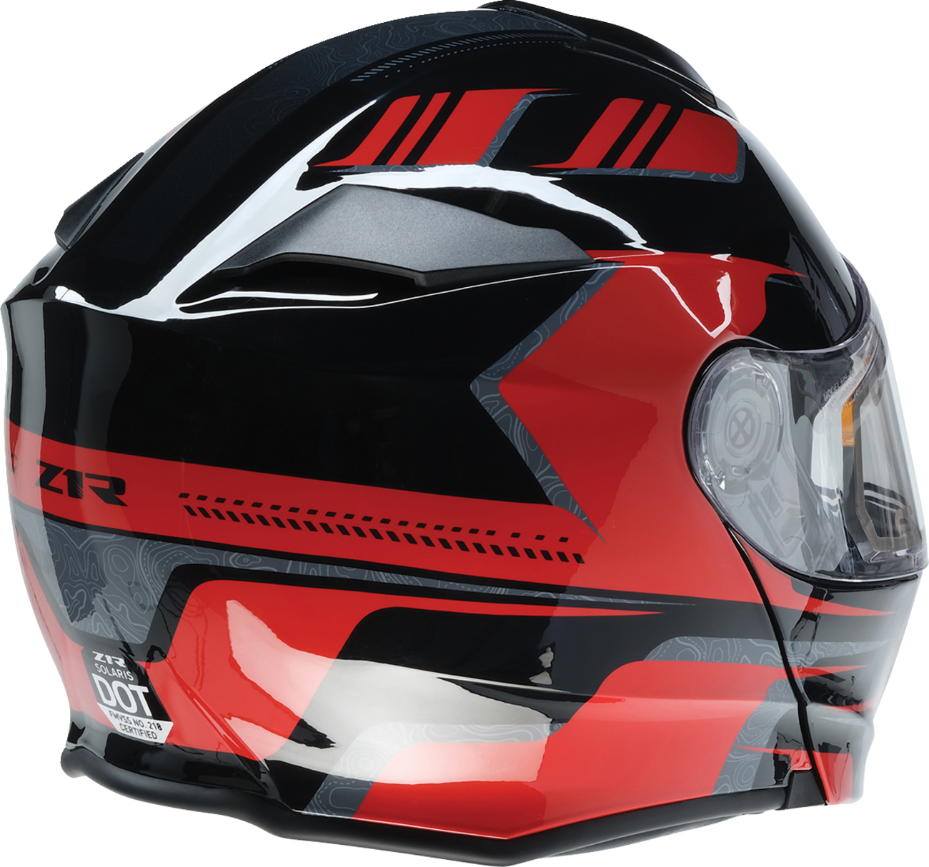 CASCO MODULAR Z1R SOLARIS 2.0 FIRST TRACKS NEGRO/ROJO