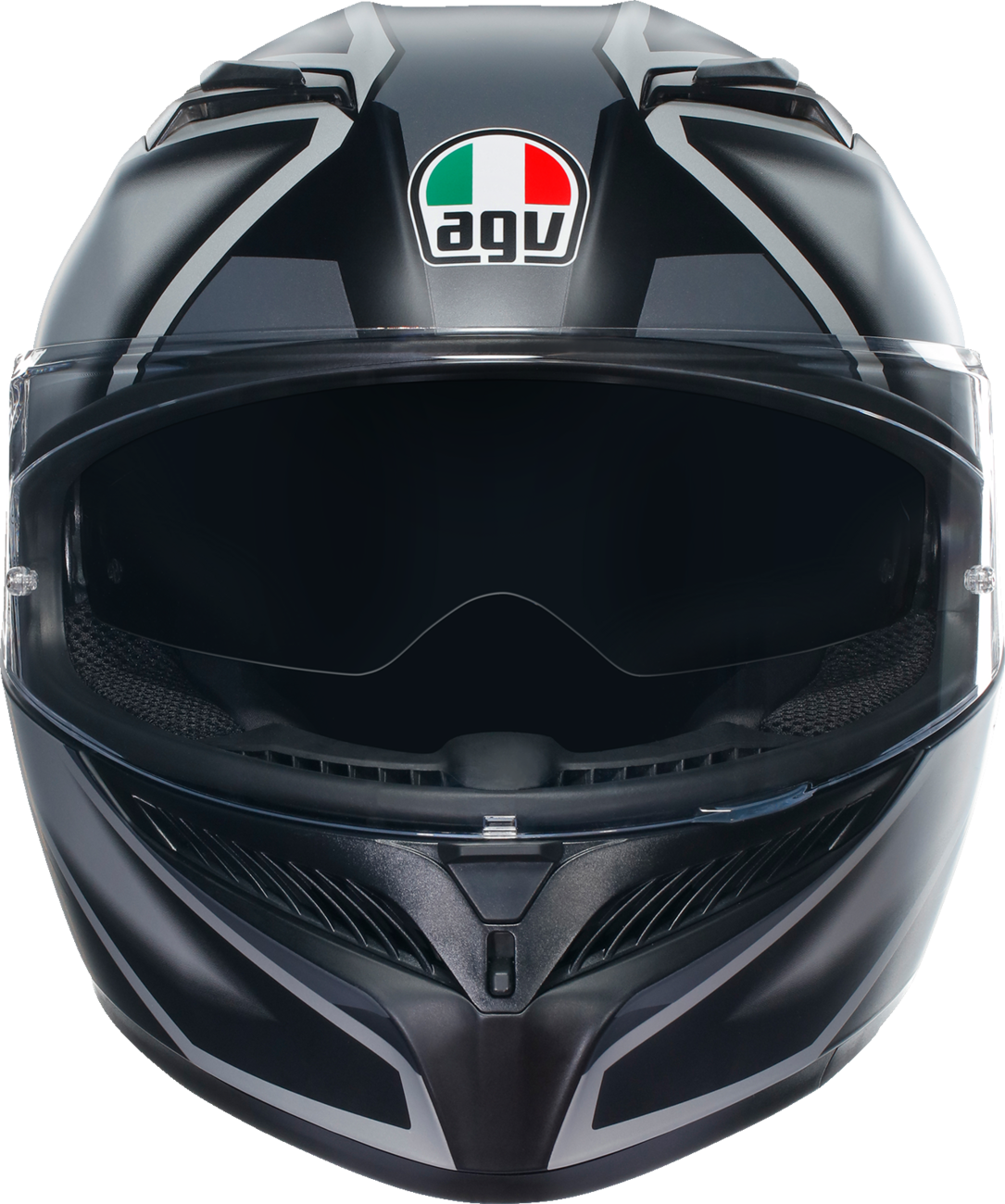CASCO AGV K3 COMPOUND GRIS NEGRO MATE