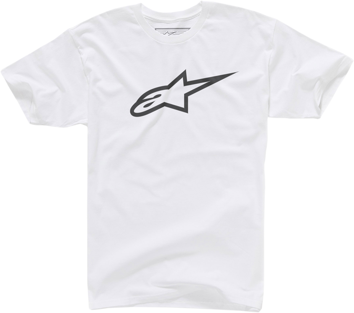 CAMISETA ALPINESTARS AGELESS CLÁSICA LOGO BLANCO/NEGRO