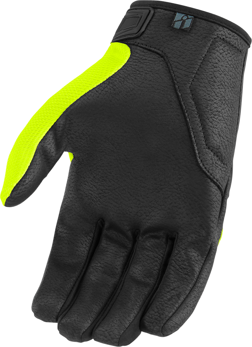 GUANTES ICON HOOLIGAN CE FLUORESCENTE