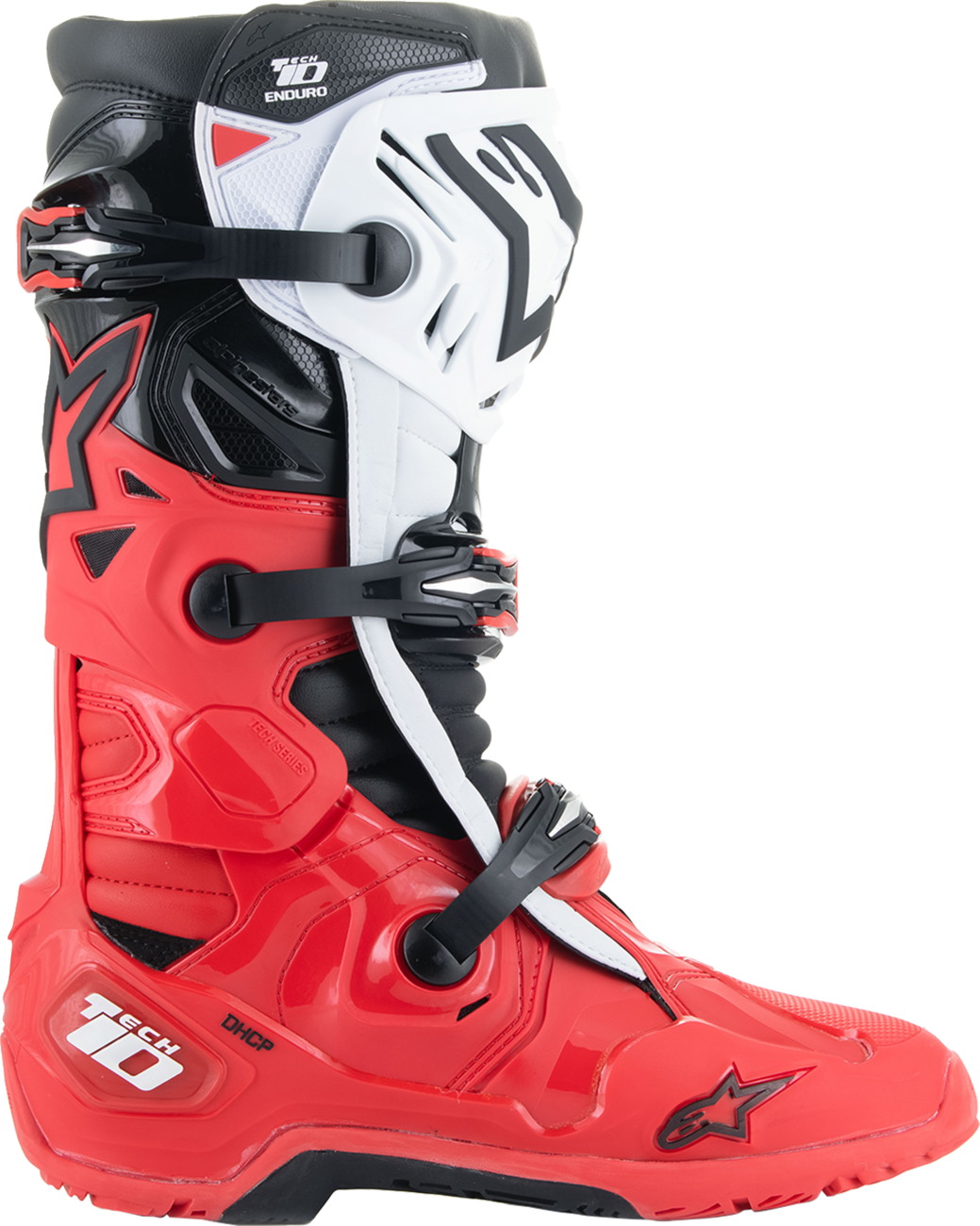 BOTAS ALPINESTARS TECH 10 ENDURO ROJO BRILLANTE/NEGRO/BLANCO