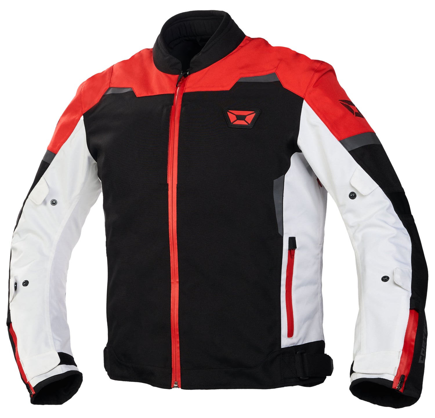 CHAQUETA PARA MOTOCICLISTA CORTECH AERO-TEC V2 ROJO/BLANCO