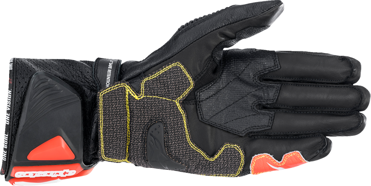 GUANTES ALPINESTARS GP TECH V2 BWR NEGRO BLANCO ROJO