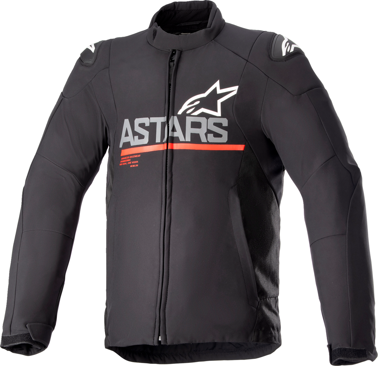 CHAQUETA IMPERMEABLE ALPINESTARS SMX NEGRO/GRIS/ROJO