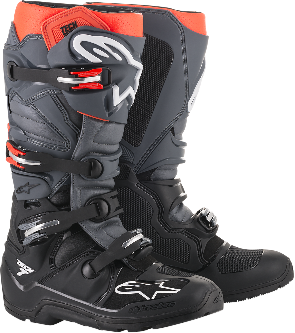 BOTAS ALPINESTARS T7 ENDURO NEGRO/ROJO/GRIS
