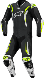 MONOTRAJE ALPINESTARS GP TECH V5 NEGRO BLANCO AMARILLO FLUORESCENTE