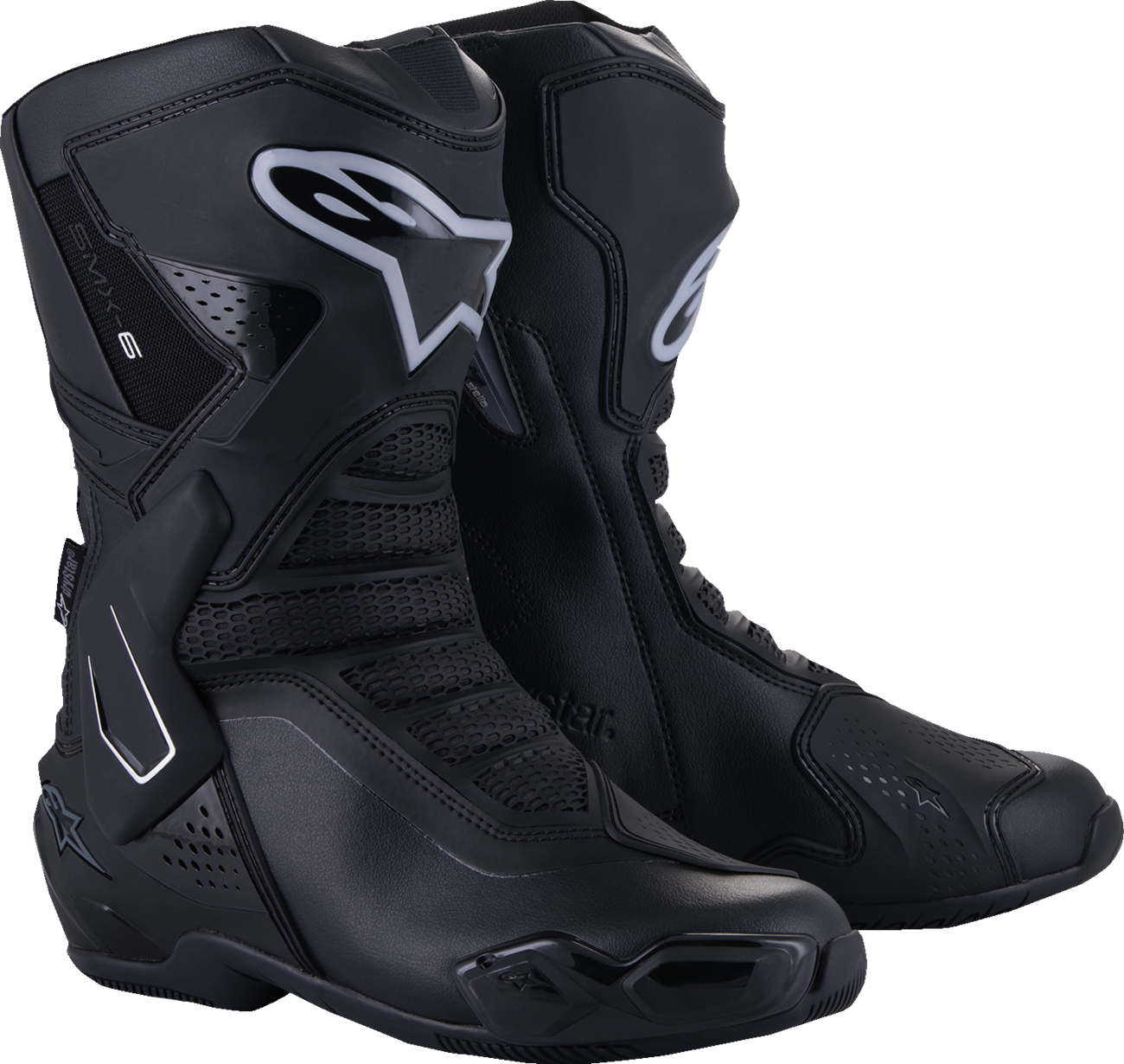 BOTAS ALPINESTARS STELLA SMX-6 V3 DRYSTAR NEGRO PLATA PARA DAMA