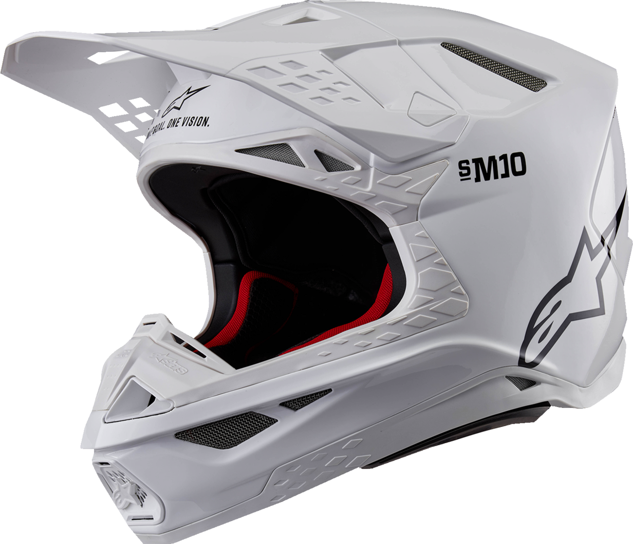 CASCO INTEGRAL ALPINESTARS SUPERTECH M10 SOLID BLANCO