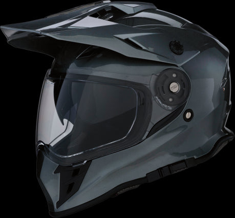 CASCO Z1R RANGE PLATEADO OSCURO