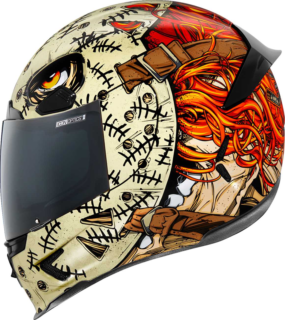 CASCO ICON AIRFRAME PRO TOPSHELF ROJO