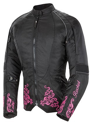 CHAQUETA PARA DAMA JOE ROCKET HEARTBREAKER 3.0 NEGRO/ROSA