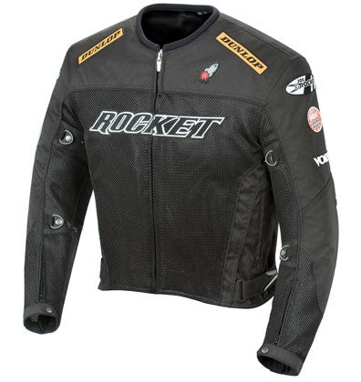 CHAQUETA JOE ROCKET UFO 2.0 MESH NEGRO/NEGRO/NEGRO