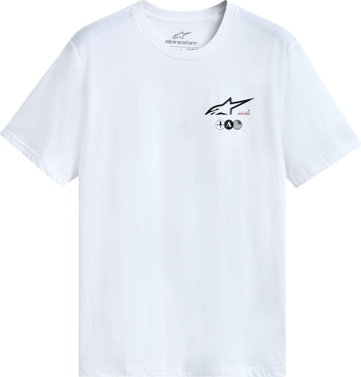 CAMISETA ALPINESTARS ASYM CSF BLANCO