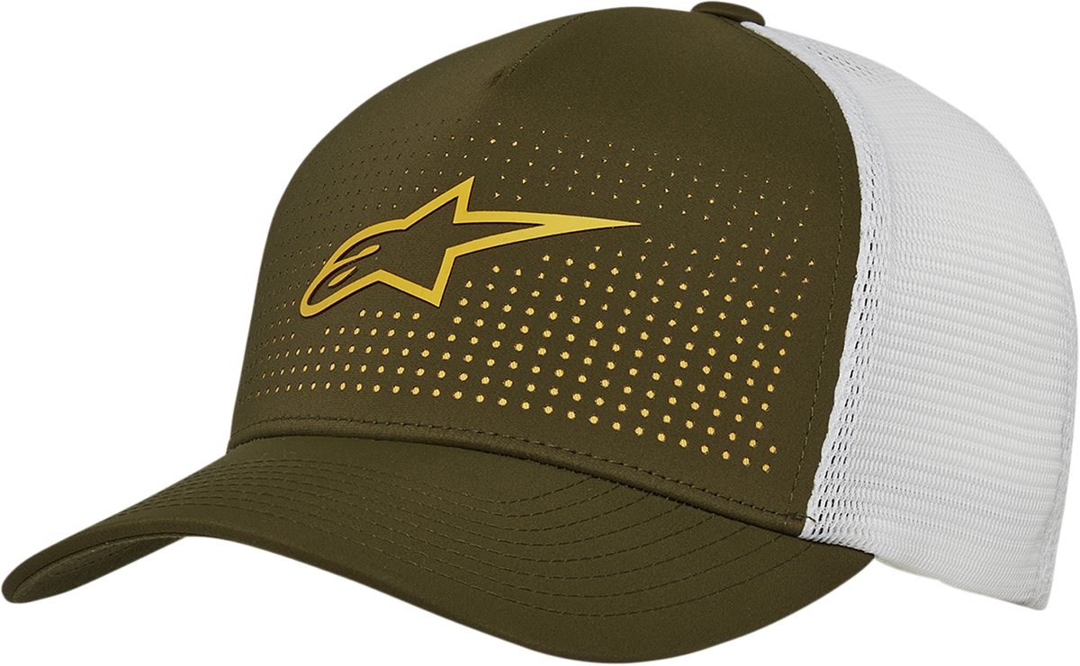 GORRA ALPINESTARS PERF ALTO RENDIMIENTO BLANCA/MILITAR S/M